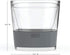 Host Freeze Cooling Cups Set of 2, Old Fashioned Glass with Silicone Band for Whiskey Gifts, Grey