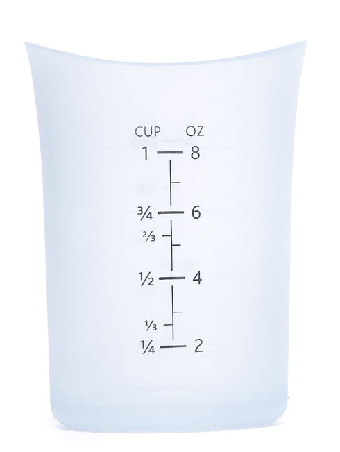 Silicone Flexible Measuring Cup, Clear, 1 Cup