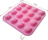 Silicone Chocolate Mold, Silicone Candy Jelly Ice soap Molds Cake Baking Mold of 16-Cavity Cute Animal'Different Face Piggy (2 Sets)