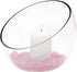 CYS EXCEL Glass Slant Cut Bubble Bowl (H-6" W-7"), Slanted Globe Bowl Terrarium, Round Flower Vase Centerpiece