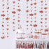 Valentines Day Party Decorations, Rose Gold Heart Garland Hanging Paper Love Heart Streamer Banner