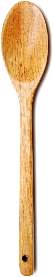 (1 Pack) 12.5" Wooden Cooking Tuner Spoon for Mixing, Baking, Serving, Kitchen Utensils