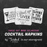 Twisted Wares Funny Cocktail Napkins - FUKITOL RX, Perfect for Celebrations (20 Pack)