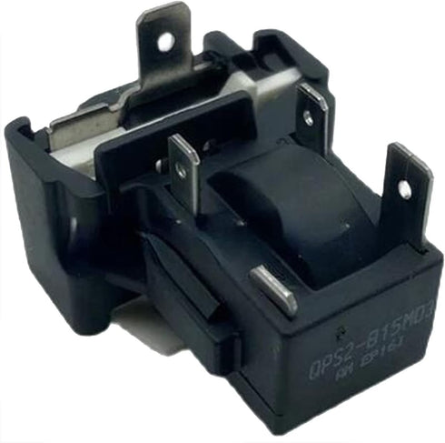 QPS2-B15MD3 3 Pin Refrigerator Compressor PTC Starter Relay Over Load Protector Kit Compatible for Midea Swan