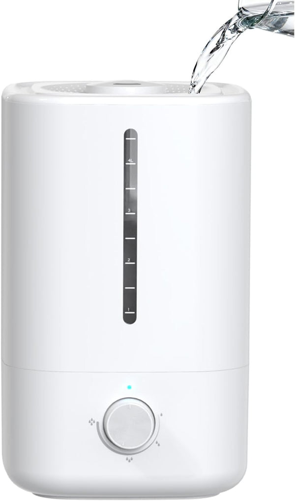 Top Fill Humidifiers for Bedroom, 4.5L Tank for Large Room, Oil Diffuser,