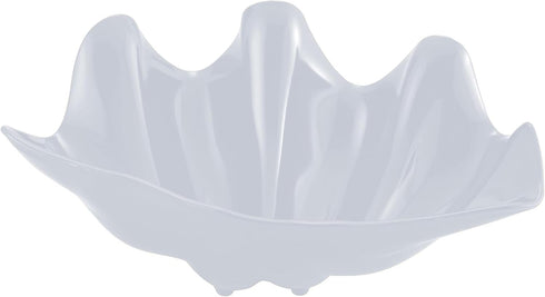 Winco PSBW-5W Shell Bowls, Medium, 5-Quart, Pearl White