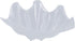 Winco PSBW-5W Shell Bowls, Medium, 5-Quart, Pearl White
