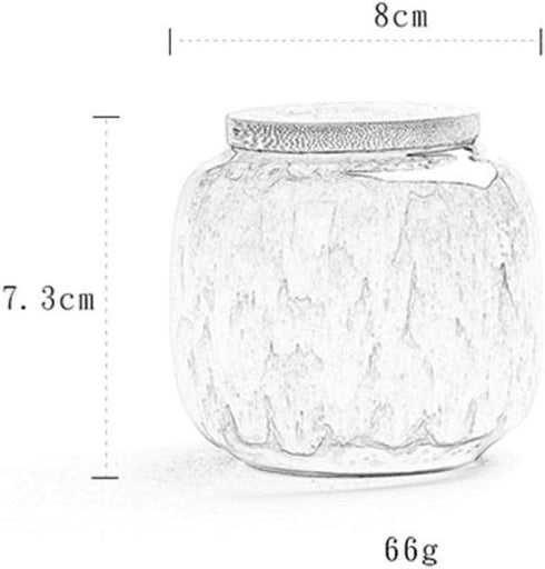Light Blue Ceramic Tea Storage Canister with Airtight Lid