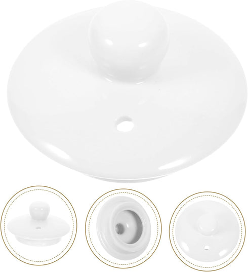 PRETYZOOM Tea Cup Lid Replacement for Tea Kettle, Retro Teacup Cover