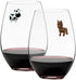 Set of 6 Barnyard Animal Wine Charms – Magnetic Glass Markers and Identifiers