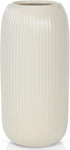 RIKBVOM Ceramic Vase for Flowers Modern Small Ribbed Textured Flower Vase for Home