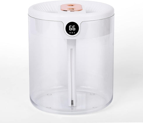 Desktop Humidifier for Bedroom, Plants, Office, 2L Auto Shut-Off Humidifier with Real-Time Monitoring and Adjusting
