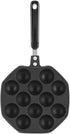 Iwatani Takoyaki Grill Pan, Large Octopus Ball Pan, 12 Cavities Non-Stick Aluminum, Big Takoyaki Maker
