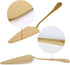 Stainless Steel Cake Server Pack of 10, Triangular Spade Spatula with Serrated Edge for Pizza and Baking, Silver
