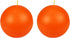 Zest Candle Ball Candles, 2-Piece, 4-Inch, Orange