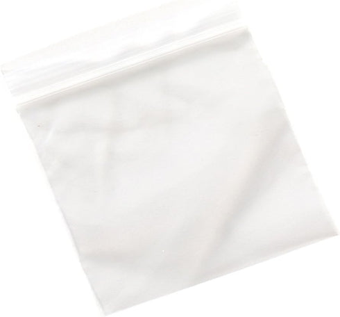 Restaurantware Bag Tek 3.5 x 3 Inch Resealable Zip Bags 100 High Clarity Zip Bags - For Snacks Nuts Seeds Candy Treats & More Clear Plastic Zipper Storage Bags by Restaurantware