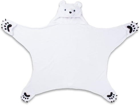 Kids Wearable Hooded Blanket by Fin Fun - Perfect for Boys & Girls