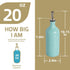 20 Oz Set 1 Sweejar Ceramic Olive Oil Dispenser Bottle Relief Opaque Oil Cruet Protects To Reduce Oxidation Suitable