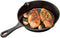 Restaurantware Met Lux 7.75 Inch Cast Iron Skillet - Pre-Seasoned Fry Pan with Handle and Pour Spouts for Cooking