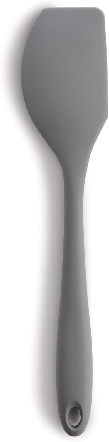 Mrs. Anderson’s Baking Silicone Scraper Spatula, Flexible Non-Stick Heat Safe Tool in Grey
