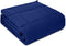 Weighted Blanket 48''x72''x12lbs Navy Blue Heavy Blanket for Adults, Comfortable and Cozy