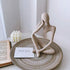 Asng Sandstone Resin Thinker Style Abstract Sculpture Statue Collectible Figurines Home Office Bookshelf Desktop Decor