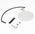 Black Banana Holder with Marble Base, Metal Hanger Tree Stand for Fresh Fruit Storage, Freestanding Kitchen Organizer