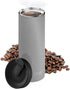bobble French Coffee Presse, On-The-Go Use, Quick Brew, Slim Design, 14 oz (Stainless Steel)