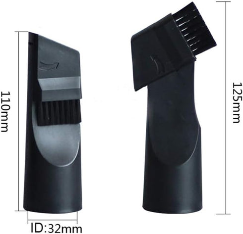 Vacuum Attachments Accessories for 1 1/4" Standard Hose - 7 Pcs Crevice, Upholstery Brush, Dust Brush Tool