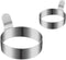 NOVAFUSE Set of 4 Fried Egg Moulds, Stainless Steel Egg Rings, Omelette Mould,