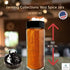 16oz Set 3 (3 pack) JARMING COLLECTIONS Glass Spice Shakers with Lids of Large Seasoning Containers with Shaker Tops