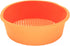 X-Haibei 2pcs Flexible 4.5 inch Mini Round Cake Bread Mold Baking Pan for Sandwiches, Hamburgers Maker