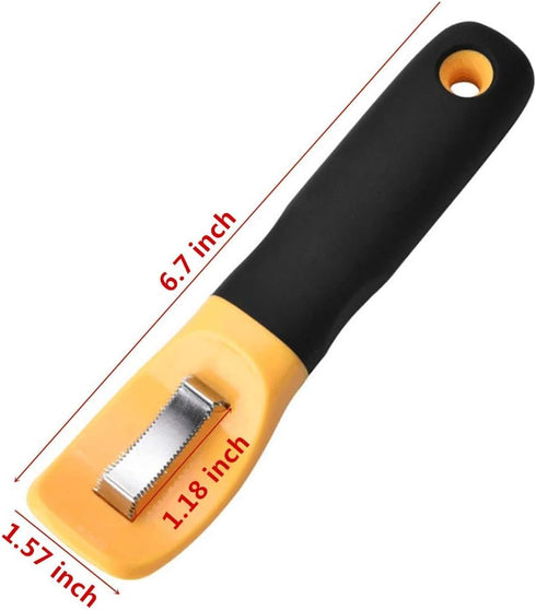 Good Grips Corn Peeler, Kitchen Corn Stripper Knife, Serrated Vertical Blade Remover