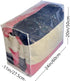 Set of 6 Clear Vinyl Storage Bags with Zipper, 24x20x11 Inch, Space Saver for Blanket, King Size Pillows