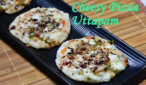 Sahishnu Nonstick Uttapa Tawa, 4 Cavity Mini Uthapam Pan with Handle, Pancake Tawa