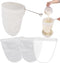 Esuduky 5 Pcs Premium Ultra Fine Mesh Strainer Bags with Stainless Steel Handle,