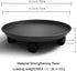 AWXYZ 2 Pack (14inch, Plant Caddy with Wheels,Round Potted Rolling Plant Stand with Wheels Heavy Duty Flower Pot Rack