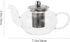 Hemoton Glass Teapot Stovetop Tea Kettle - Tea Dispenser with Infuser Tea House Table Centerpiece for Tea Coffee Drink 400ML by Hemoton