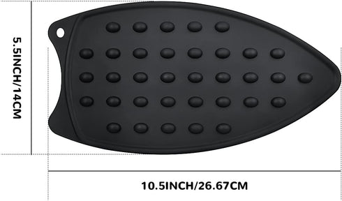 yuntop 2 Pcs Silicone Iron Rest Pads, Multipurpose Hot Resistant Mat for Ironing Board, Flat Irons, Curling Irons