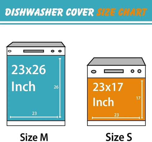 Farm Sunflower Dishwasher Cover Magnet Sticker, Vase Sunflowers Fridge Decal, Farm Style Vinyl Home Appliance Cover