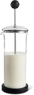 Fino Milk Frother, Tempered Glass with Non-Skid Base, 16-Ounce Capacity