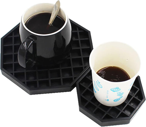 Coffee Countertop Octagon Drip Tray - 4" - 3 pcs for Coffee Station