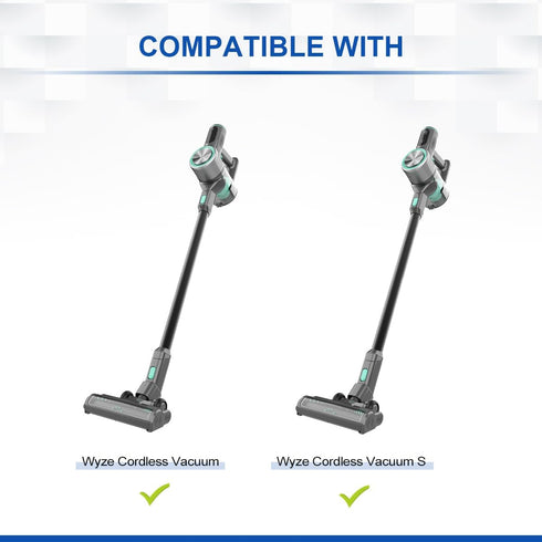 LANMU Wall Mount Holder for Wyze Cordless Vacuum, Hanger Hook with Charging Cable Management Clip