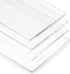 Bright Creations 20-Pack Clear Acrylic Place Cards for Seating, Wedding Guest Names, Table Settings, 3.5 × 2 in