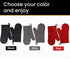 Red Oven Mitts Heat Resistant Silicone, Non-Slip, Flexible, Durable, Cotton Lining, Easy Clean, Pair of 2 for Cooking,