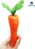 4 Pcs Artificial Fake Vegetables Carrots Decor - Faux Lifelike Simulation Plastic Carrot for Home House Kitchen Party