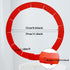 Adjustable Silicone Pie Crust Shields, Baking Protectors Cover Ring Fits 8-11.4 Inch Pies (Red-1Pcs), LYRAIN-119