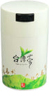 Teavac 6-Ounce Vacuum Sealed Tea Storage Container with Green Tea Sign, White Cap and Body