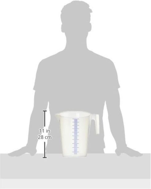 Bon Tool 22-369 Plastic Measuring Pitcher, 5-Liter