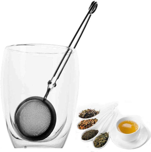 2 Pack Stainless Steel Loose Leaf Tea Infuser Mesh Strainer Ball with Handle